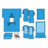 Disposable Surgical Angiography Drape Packs